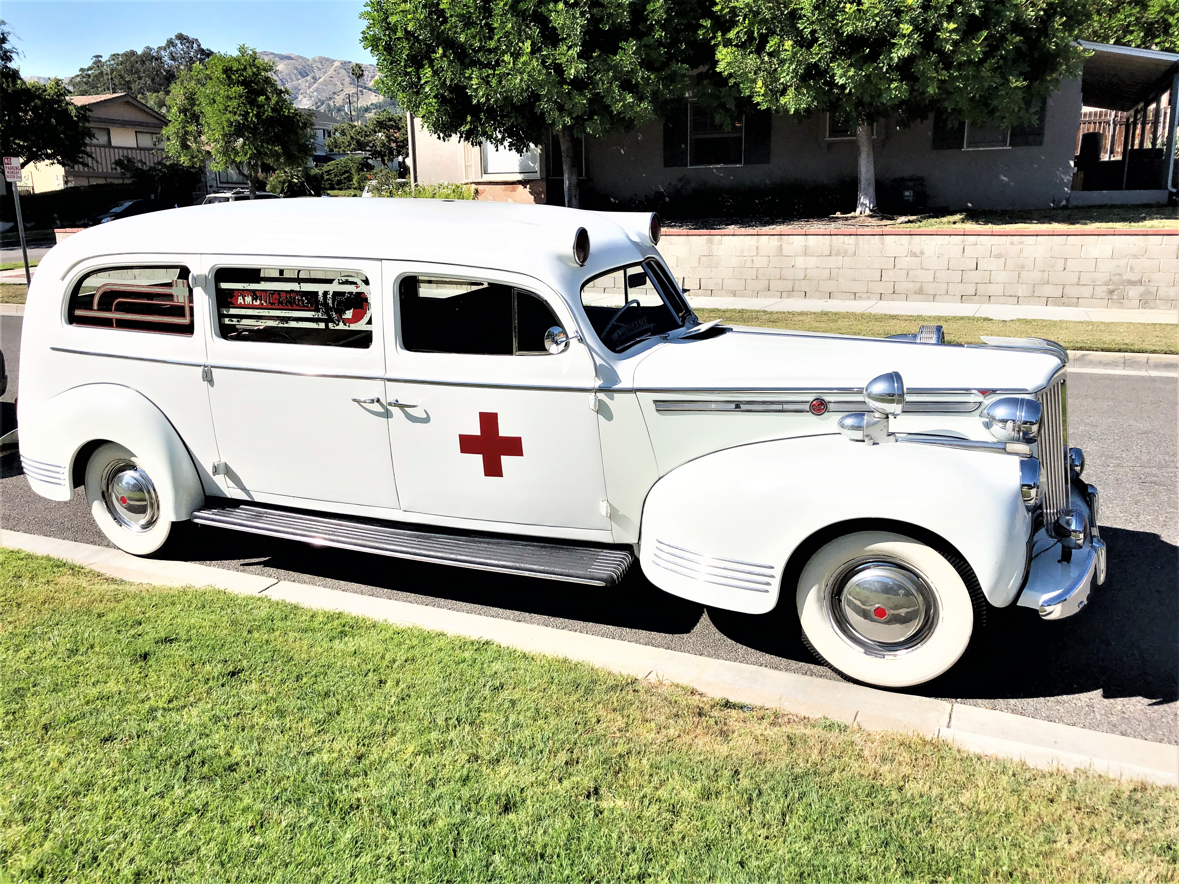 Vintage Emergency Vehicles 1947 Henney-Packard Ambulance