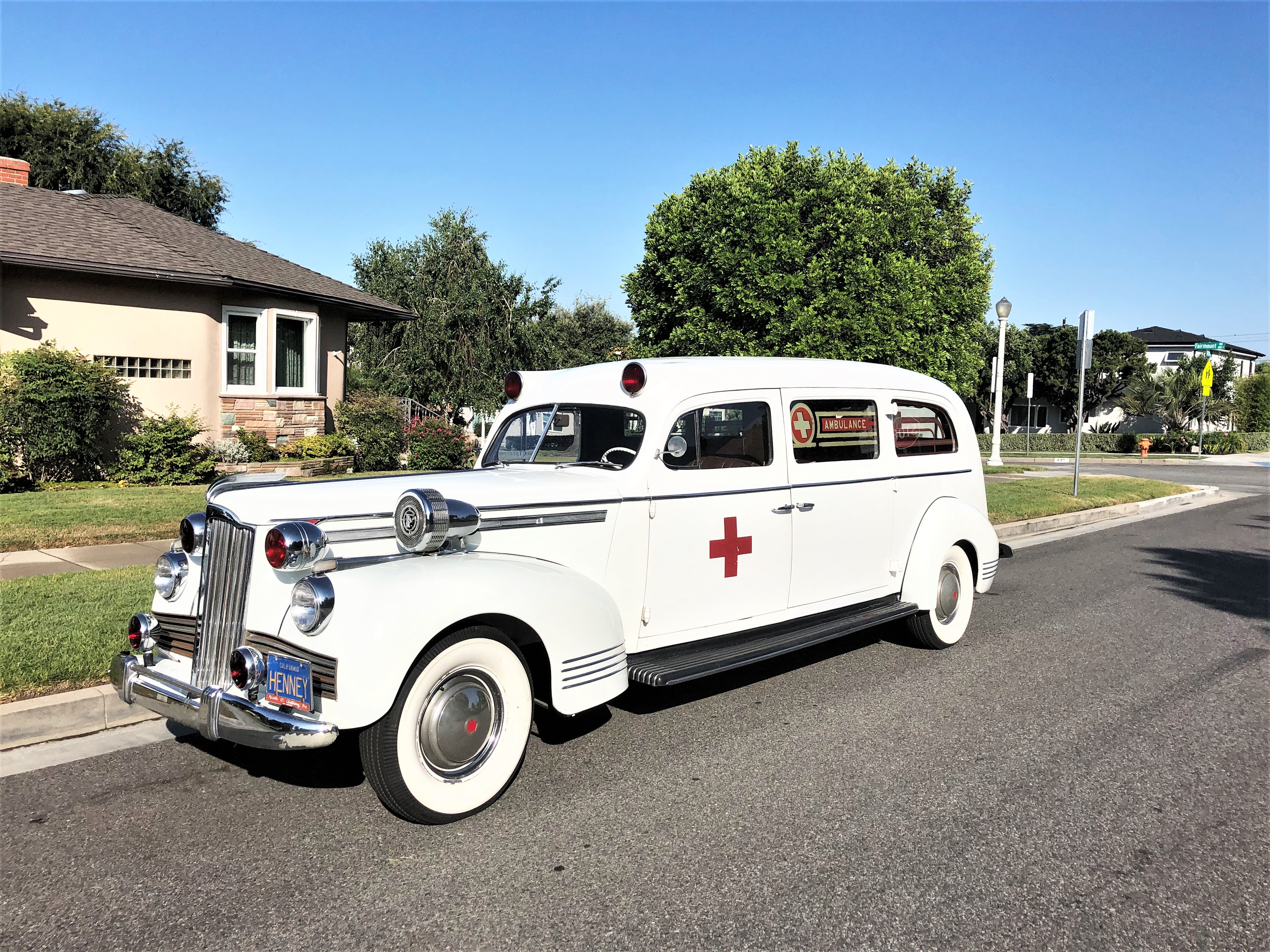 Vintage Emergency Vehicles 1947 Henney-Packard Ambulance