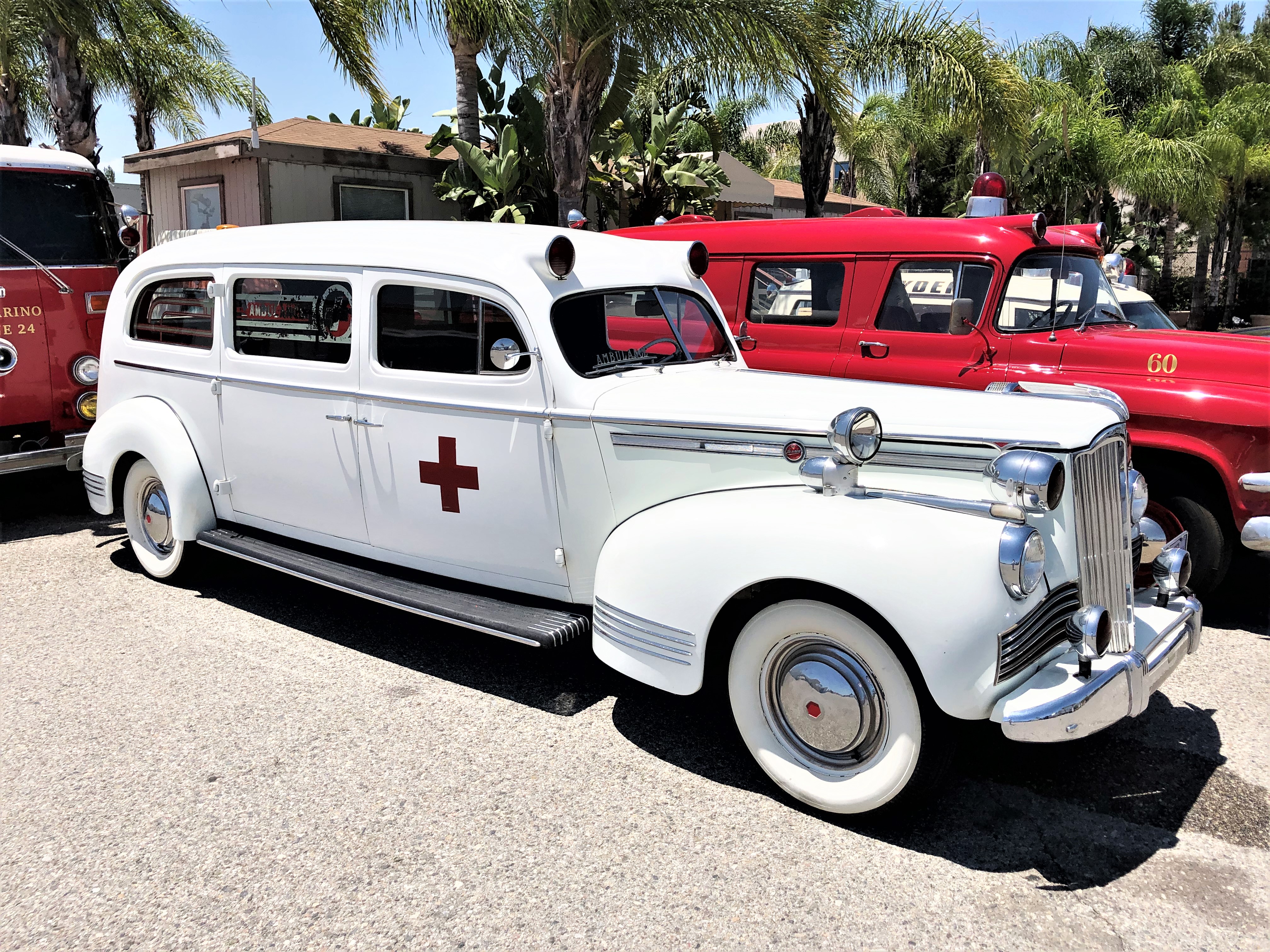 Vintage Emergency Vehicles 1947 Henney-Packard Ambulance